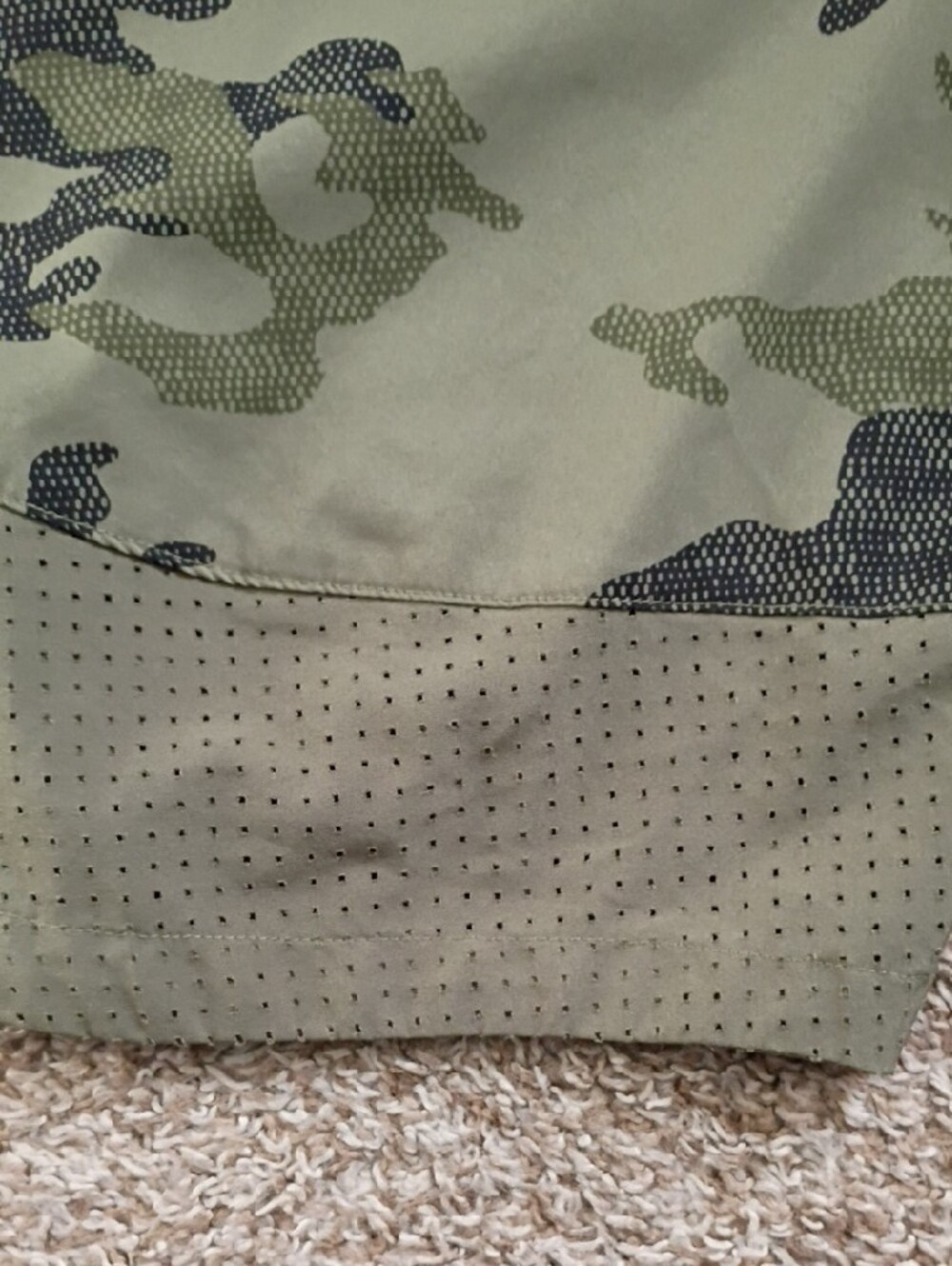 Champion Men's Olive Green Athletic Shorts - Picture 4 of 7